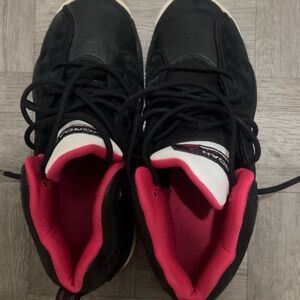 Jordan Jumpman Team 2 Mid Black Rush Pink Size 5